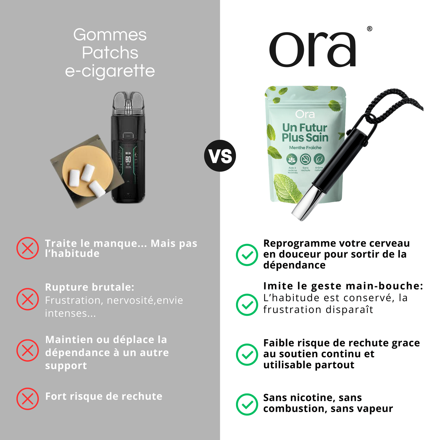 Arrêter de fumer avec ORA